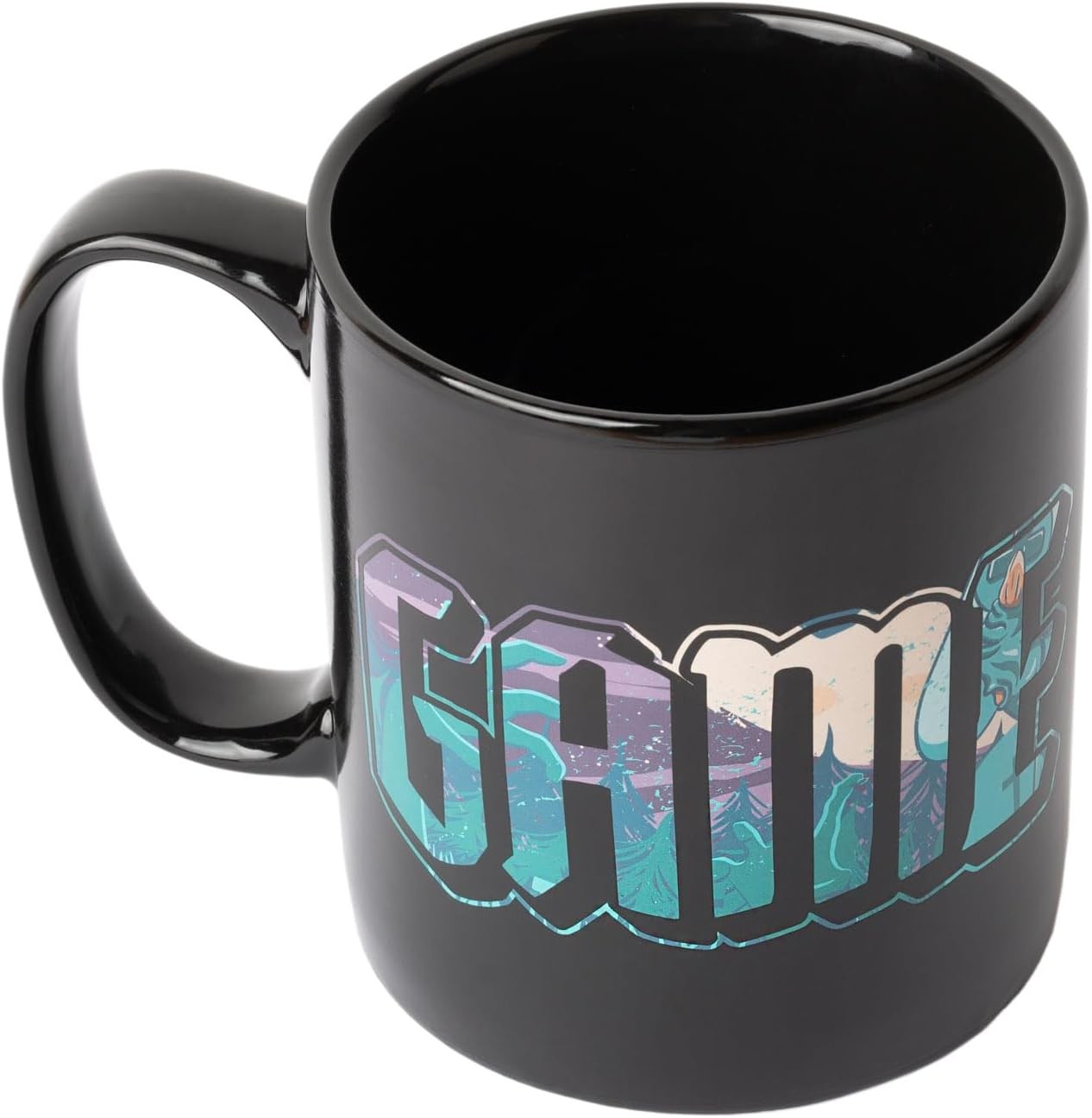 Grupo Erik Gaming Controller Holder Mug XL Heat Changing Mug One More Life | 52 cl - 520 ml - 17.6 oz | Coffee Mug | Tea Mug | Cool Gifts | Gamer Gifts | Gaming Accessories