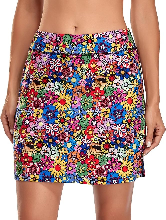 Kimmery Women's Athletic Tennis Skorts Golf Skirts with Pocket Sizes M-3XL