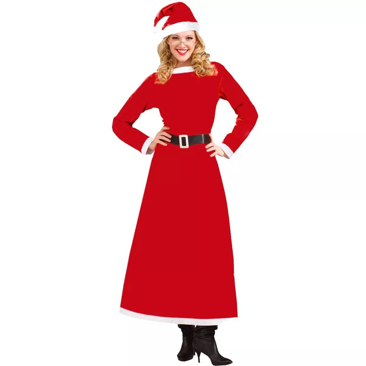 Sexy Claus Costume Mrs Santa Outfit Adult Christmas Fancy Dress Outfits Full Set