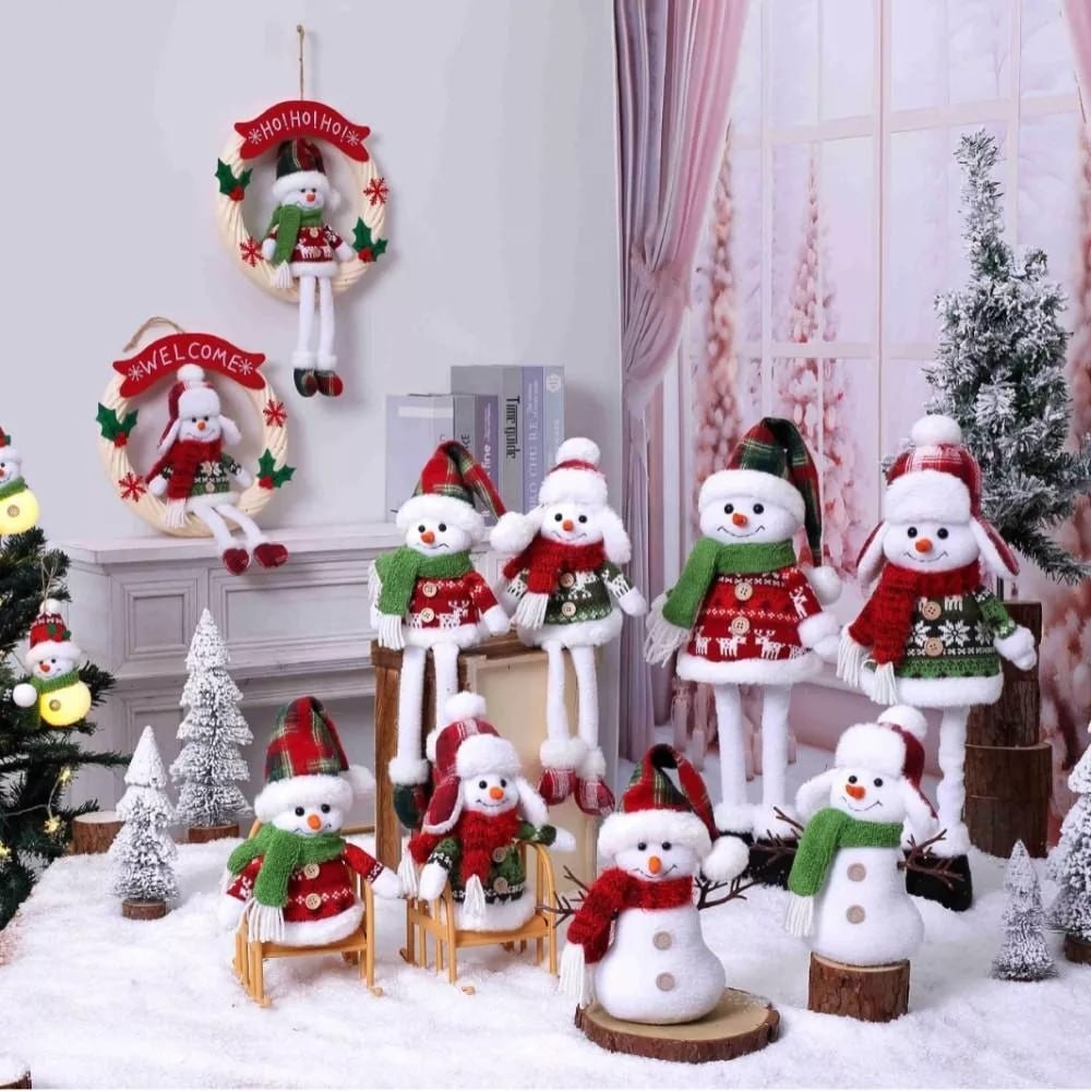 Soft Christmas Snowman Doll Merry Christmas Decorations Home Decoration